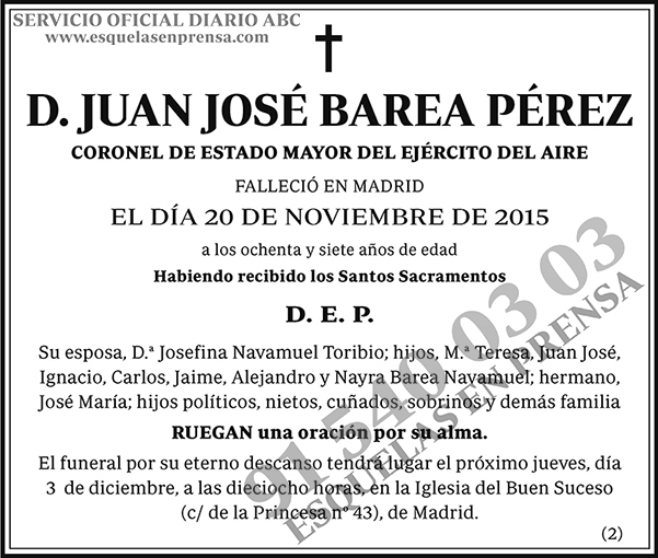 Juan José Barea Pérez
